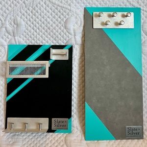 Set of jewelry hangers for necklaces, earrings, bracelets, rings, and watches